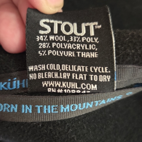 Kuhl Woman's Black Full Zip Wool Blend Jacket Size L - Picture 9 of 10